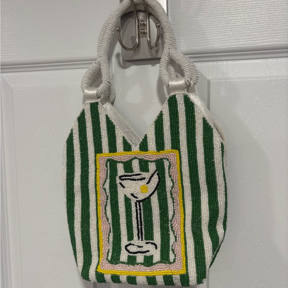 NWOT Viral Beaded Martini bag